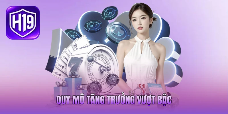 Quy mô tăng trưởng vượt bậc Quy mô tăng trưởng vượt bậc