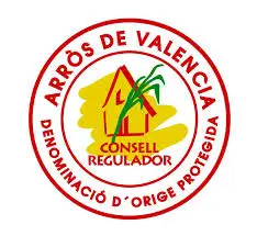 Paella Rice, certificate of origin logo